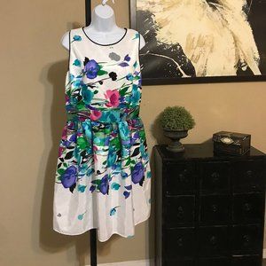 Tiana B. White Floral Dress 16